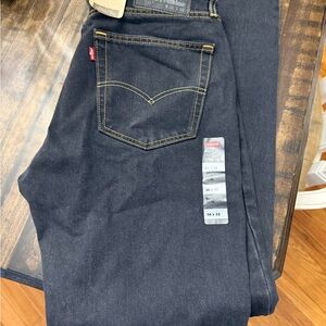 Levi's Men's Dark Blue Straight Jeans